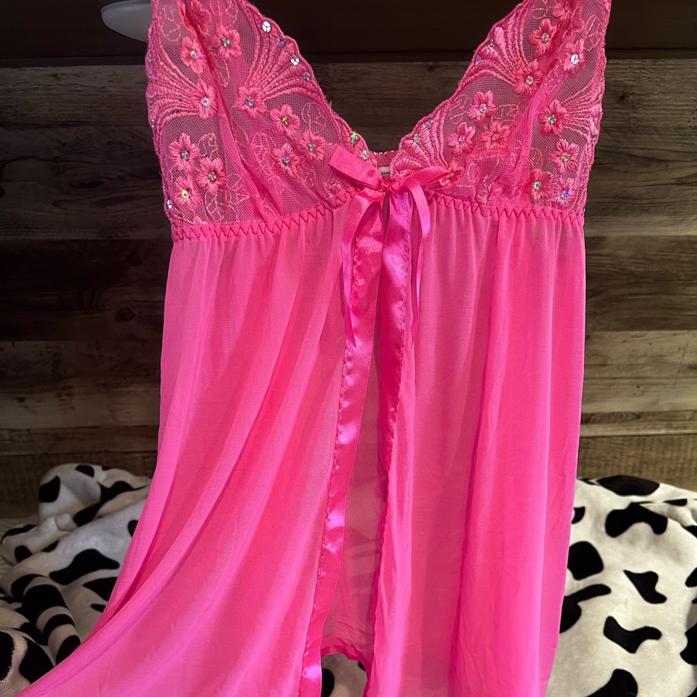 Hot pink teddy